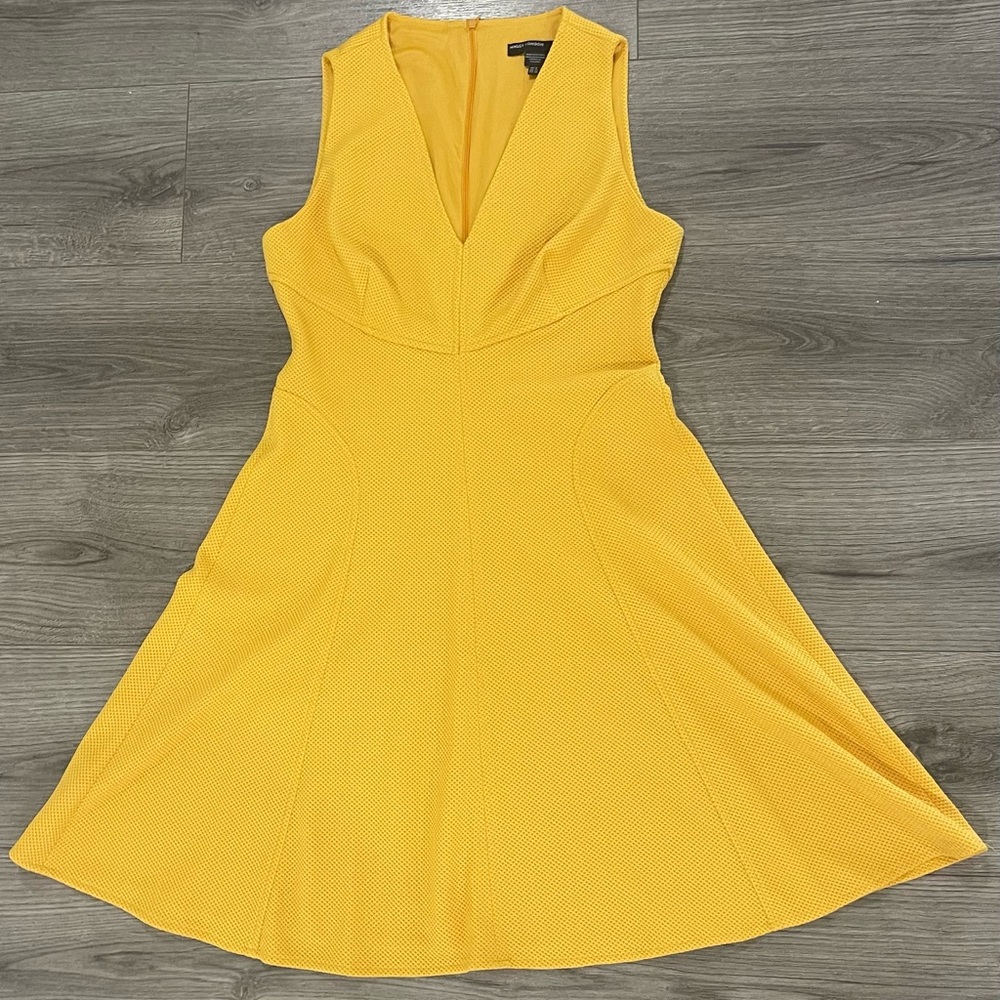 Maggy London Yellow Mini Dress